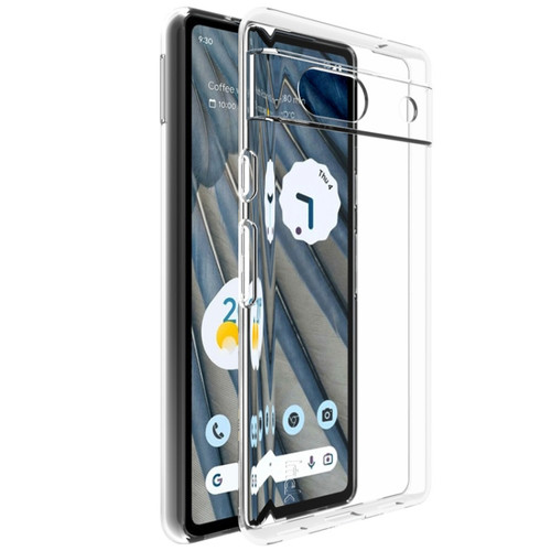 Google Pixel 7a IMAK UX-5 Series Transparent Shockproof TPU Protective Phone Case - Transparent