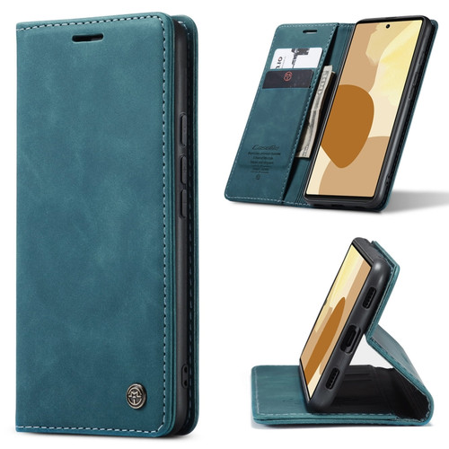 Google Pixel 6 CaseMe 013 Multifunctional Horizontal Flip Leather Phone Case with Card Slot & Holder & Wallet - Blue