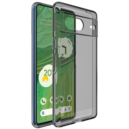 Google Pixel 7 IMAK UX-5 Series Transparent Shockproof TPU Protective Phone Case - Transparent  Black
