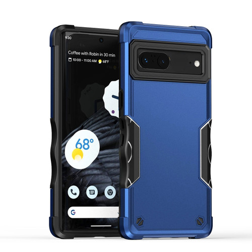 Google Pixel 7 Non-slip Shockproof Armor Phone Case - Blue