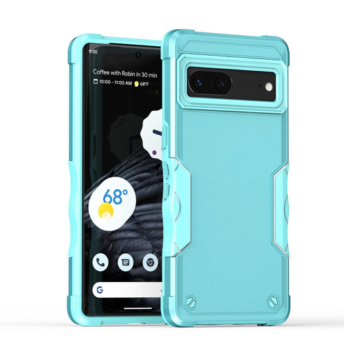 Google Pixel 7 Non-slip Shockproof Armor Phone Case - Mint Green