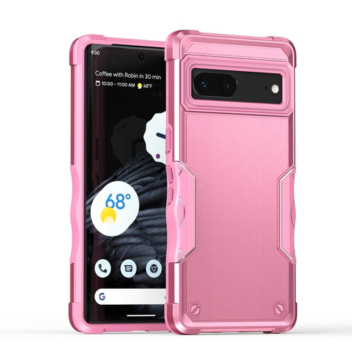 Google Pixel 7 Non-slip Shockproof Armor Phone Case - Pink