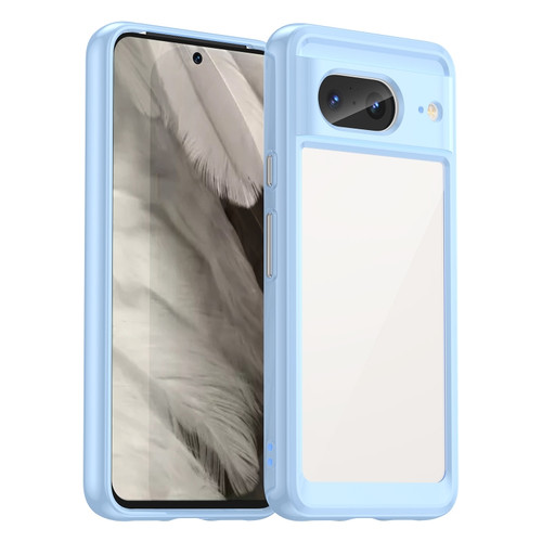 Google Pixel 8 Colorful Series Acrylic + TPU Phone Case - Blue