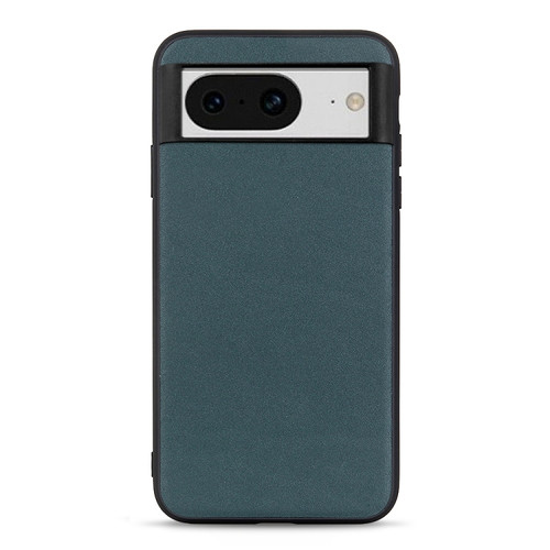 Google Pixel 8 Lambskin Texture Genuine Leather Phone Case - Green