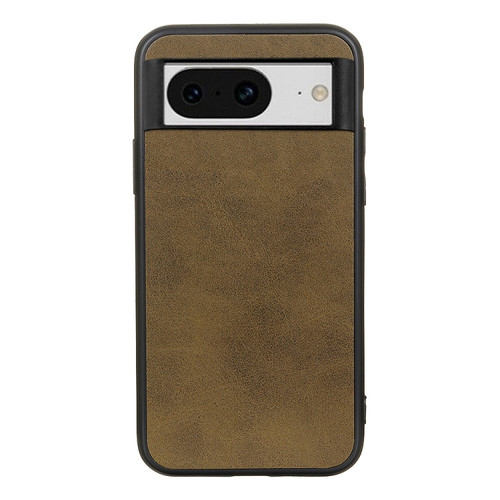 Google Pixel 8 Two-color Calf Texture Shockproof Phone Case - Green