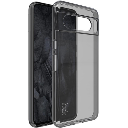 Google Pixel 8 Pro IMAK UX-5 Series Transparent Shockproof TPU Protective Phone Case - Transparent Black