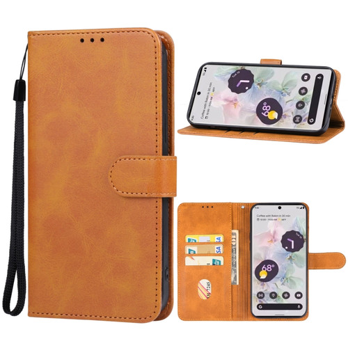 Google Pixel 8 Pro Leather Phone Case - Brown