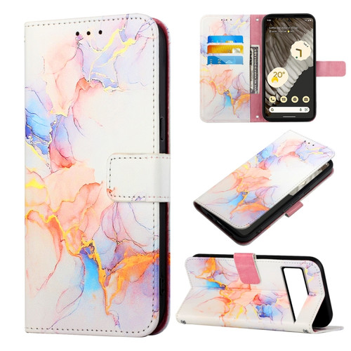 Google Pixel 8 Pro PT003 Marble Pattern Flip Leather Phone Case - LS004