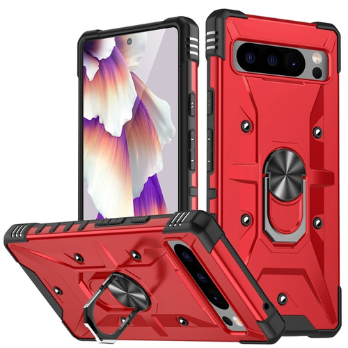 Google Pixel 8 Pro Ring Holder Phone Case - Red