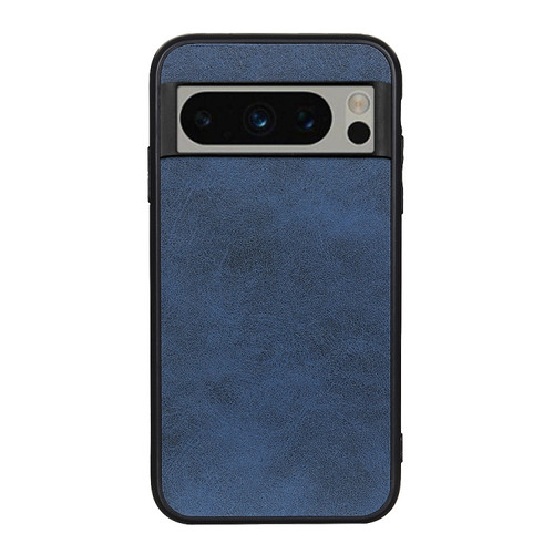 Google Pixel 8 Pro Two-color Calf Texture Shockproof Phone Case - Blue