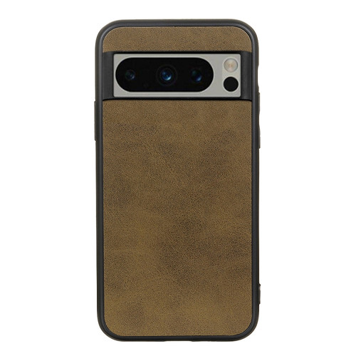 Google Pixel 8 Pro Two-color Calf Texture Shockproof Phone Case - Green