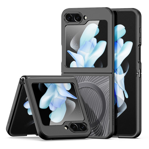 Samsung Galaxy Z Flip5 5G DUX DUCIS Aimo Series TPU + PC MagSafe Frosted Feel Phone Case - Black