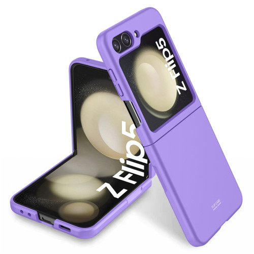 Samsung Galaxy Z Flip5 Skin Feel Frosted PC Shockproof Phone Case - Purple