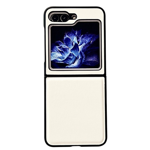 Samsung Galaxy Z Flip5 Morandi PC Shockproof Phone Case - White