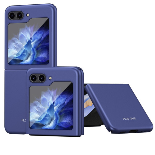 Samsung Galaxy Z Flip5 Skin Feel Shockproof PC Fold Protective Phone Case - Blue
