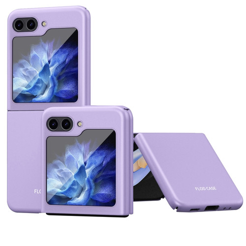 Samsung Galaxy Z Flip5 Skin Feel Shockproof PC Fold Protective Phone Case - Purple