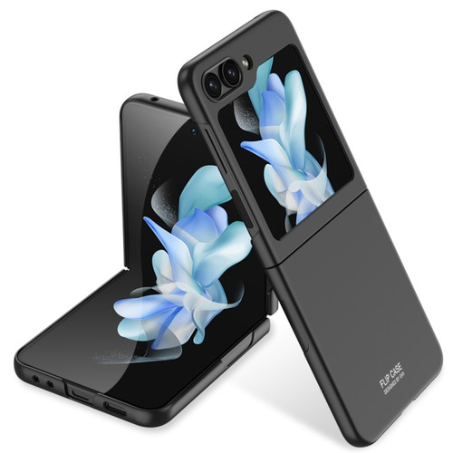 Samsung Galaxy Z Flip5 GKK Ultra-thin Full Coverage Phone Case - Black