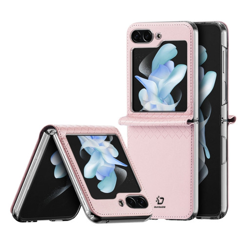 Samsung Galaxy Z Flip5 5G DUX DUCIS Bril Series PU + TPU Phone Case - Pink