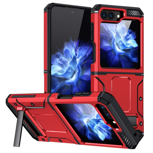 Samsung Galaxy Z Flip5 Matte Holder Phone Case - Red