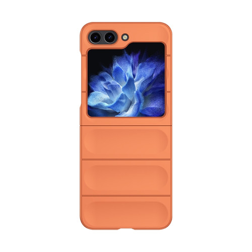 Samsung Galaxy Z Flip5 Skin Feel Magic Shield Shockproof Phone Case - Orange