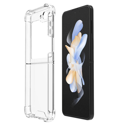 Samsung Galaxy Z Flip5 Transparent PC + TPU Shockproof Phone Case