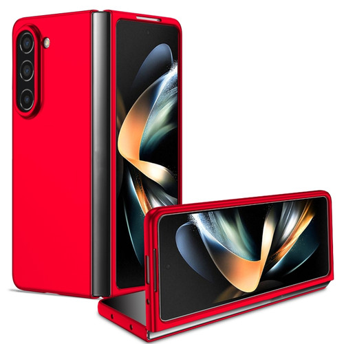 Samsung Galaxy Z Fold5 5G Armor Foldable Phone Case - Red