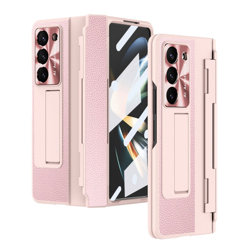 Samsung Galaxy Z Fold5 5G Integrated Full Coverage Phone Case with Hinge - Pink