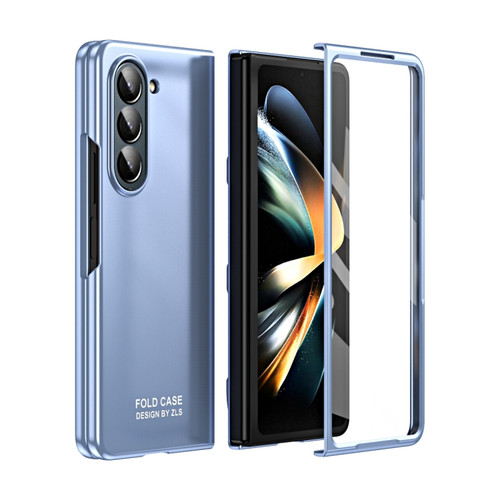 Samsung Galaxy Z Fold5 5G Integrated AG Matte Folding Phone Case - Blue