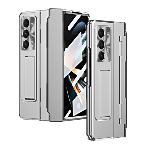 Samsung Galaxy Z Fold5 5G Integrated Folding Phone Case with Hinge - Silver