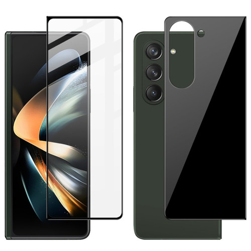 Samsung Galaxy Z Fold5 5G imak Front Screen + Back Cover Tempered Glass Film, Phone Case Edition