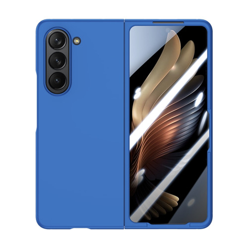 Samsung Galaxy Z Fold5 Integrated PC Skin Feel Shockproof Phone Case - Blue