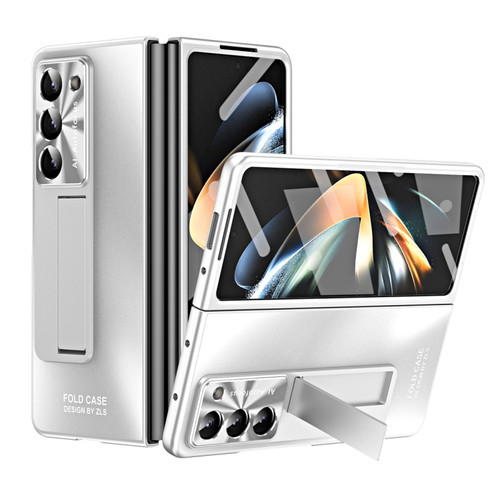 Samsung Galaxy Z Fold5 5G Integrated AG Matte Folding Phone Case - Silver