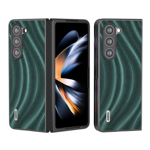 Samsung Galaxy Z Fold5 ABEEL Galactic Pattern Protective Phone Case - Green
