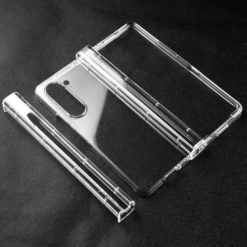 Samsung Galaxy Z Fold5 3 in 1 PC Transparent Shockproof Protective Phone Case