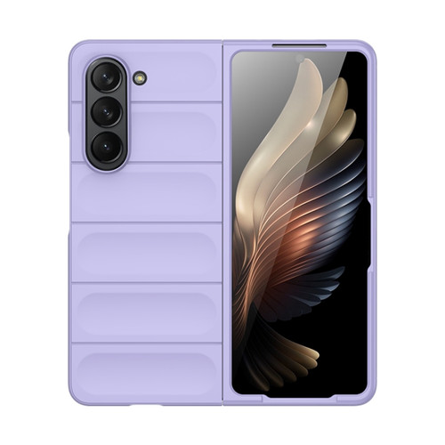 Samsung Galaxy Z Fold5 Skin Feel Magic Shield Shockproof Phone Case - Purple