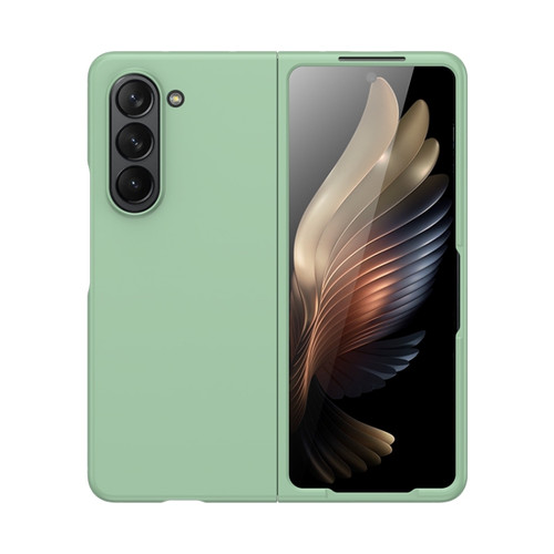 Samsung Galaxy Z Fold5 Fuel Injection PC Skin Feel Phone Case - Mint Green