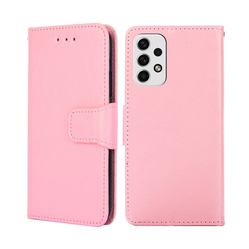 Samsung Galaxy A23 5G Crystal Texture Leather Phone Case - Pink