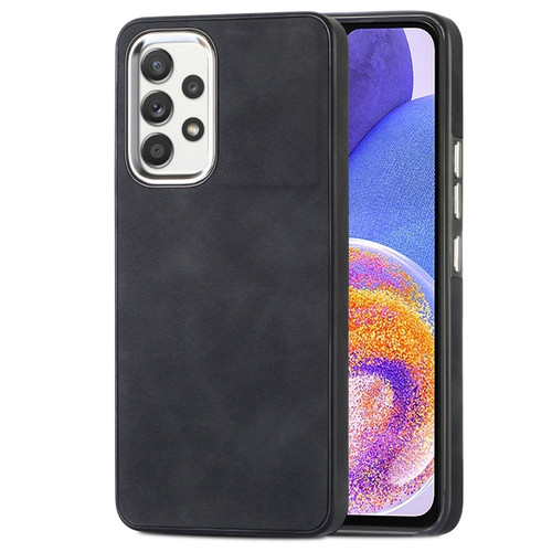 Samsung Galaxy A23 5G Skin-Feel Electroplating TPU Shockproof Phone Case - Black