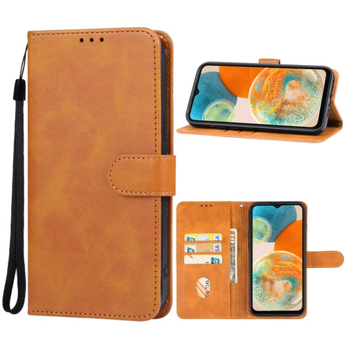 Samsung Galaxy A23 5G Leather Phone Case - Brown