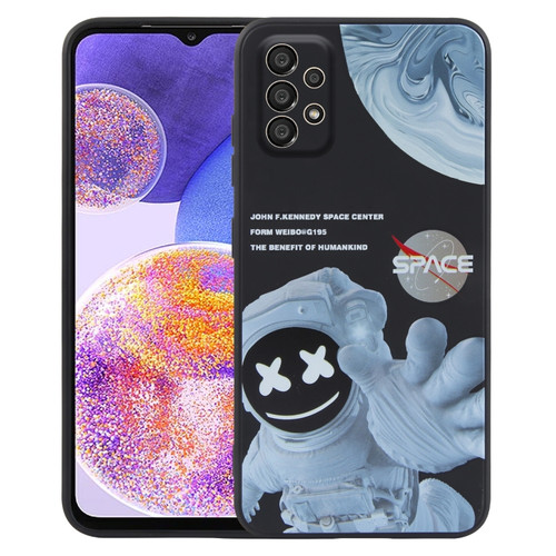 Samsung Galaxy A23 5G / 4G Martian Astronaut Pattern Shockproof Phone Case - Black