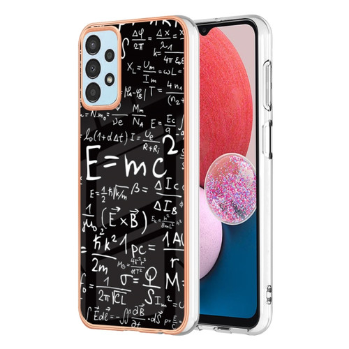 Samsung Galaxy A23 5G / 4G Electroplating Marble Dual-side IMD Phone Case - Equation