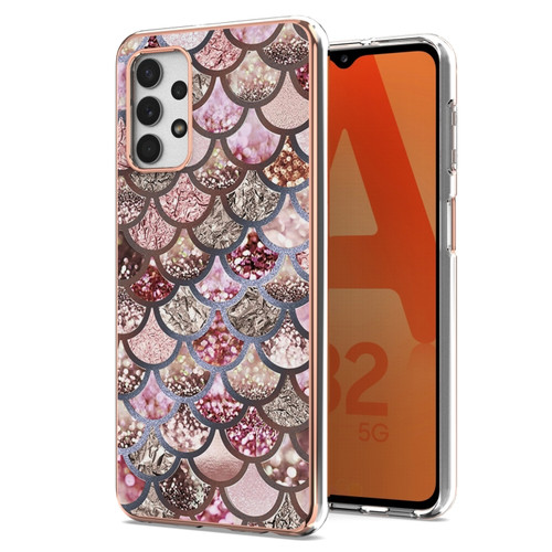 Samsung Galaxy A23 5G / 4G Electroplating IMD TPU Phone Case - Pink Scales