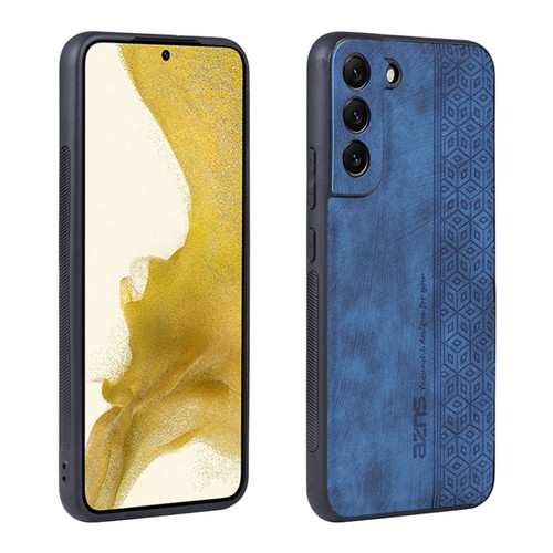Samsung Galaxy S22 5G AZNS 3D Embossed Skin Feel Phone Case - Sapphire Blue