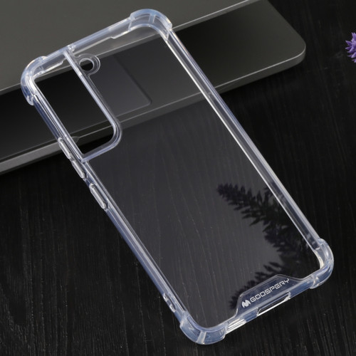 Samsung Galaxy S22 5G GOOSPERY SUPER Protect Four Corners TPU Phone Case - Transparent