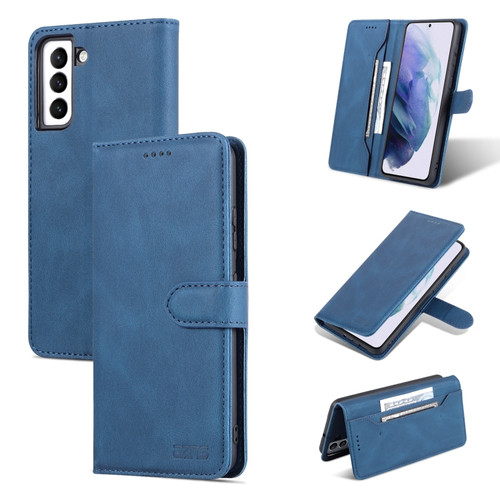 Samsung Galaxy S22 5G AZNS Dream II Skin Feel Horizontal Flip Leather Case - Blue