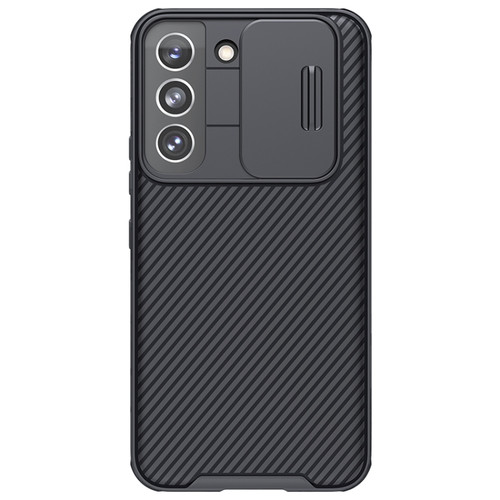 Samsung Galaxy S22 5G NILLKIN Black Mirror Pro Series Camshield Phone Case - Black