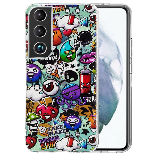 Samsung Galaxy S22 5G Luminous TPU Protective Phone Case - Graffiti