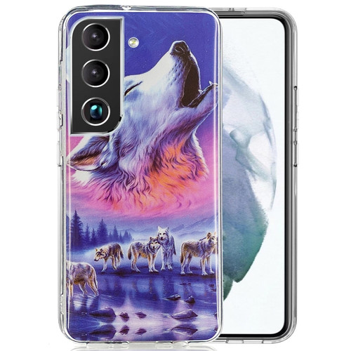 Samsung Galaxy S22 5G Luminous TPU Protective Phone Case - Seven Wolves