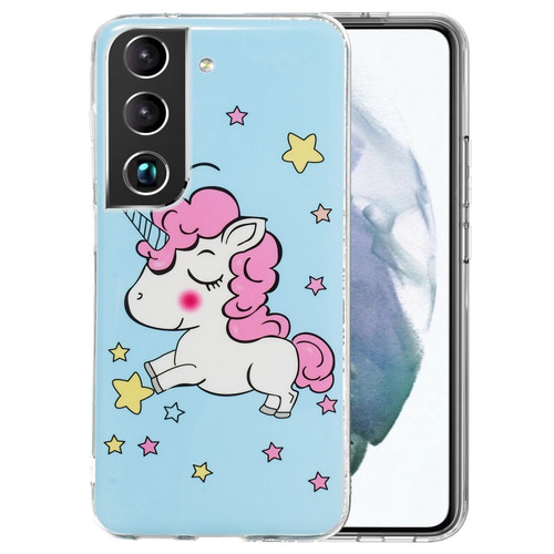 Samsung Galaxy S22 5G Luminous TPU Protective Phone Case - Star Unicorn