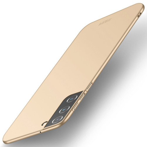 Samsung Galaxy S22 5G MOFI Frosted PC Ultra-thin Hard Phone Case - Gold